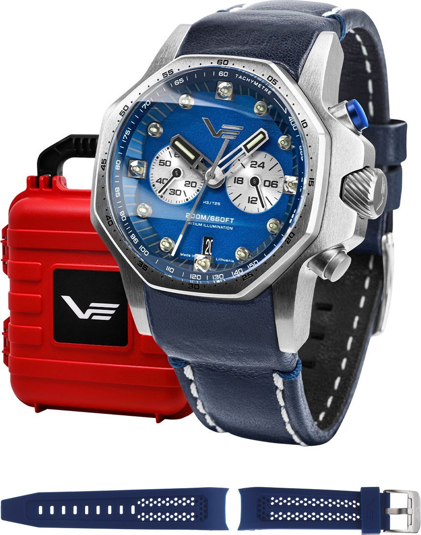 Zegarek Vostok Europe Zegarek męski Vostok Europe VK64-640A700 niebieski