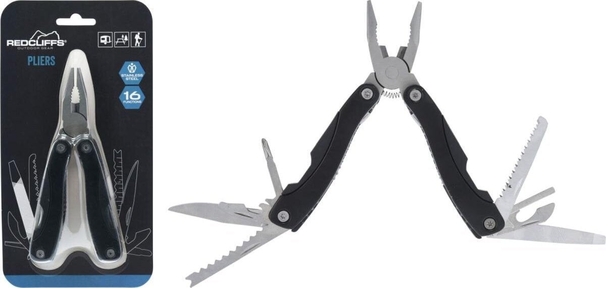 Redcliffs ZESTAW SURVIVALOWY TURYSTYCZNY KOMBINERKI 16w1 CZARNE