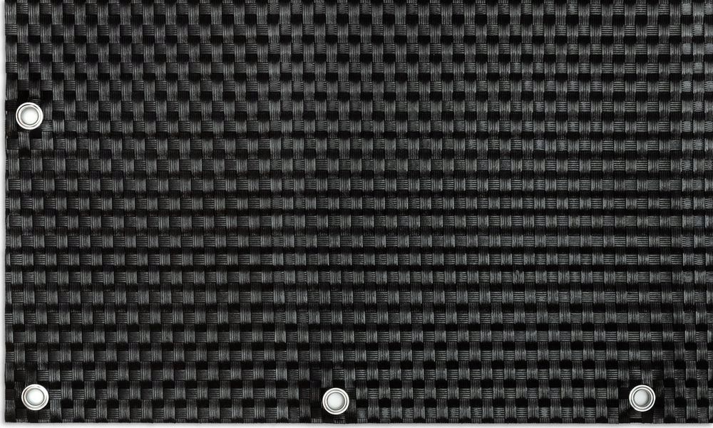 Basari Mata osłona na balkon OCZKOWANA NA WYMIAR CZARNY