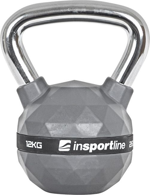 Kettlebell inSPORTline PU gumowany 12 kg