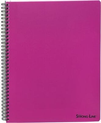 Bantex Notesbog a4 bantex spiral pp svanemærket pink 80 ark 70 g