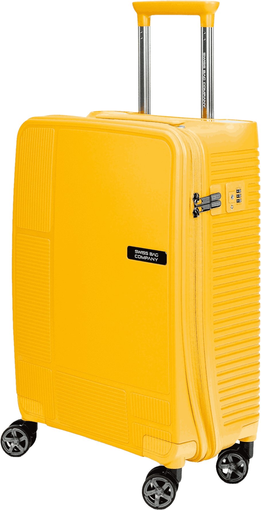 Walizka kabinowa SwissBags Magna 55 cm żółty