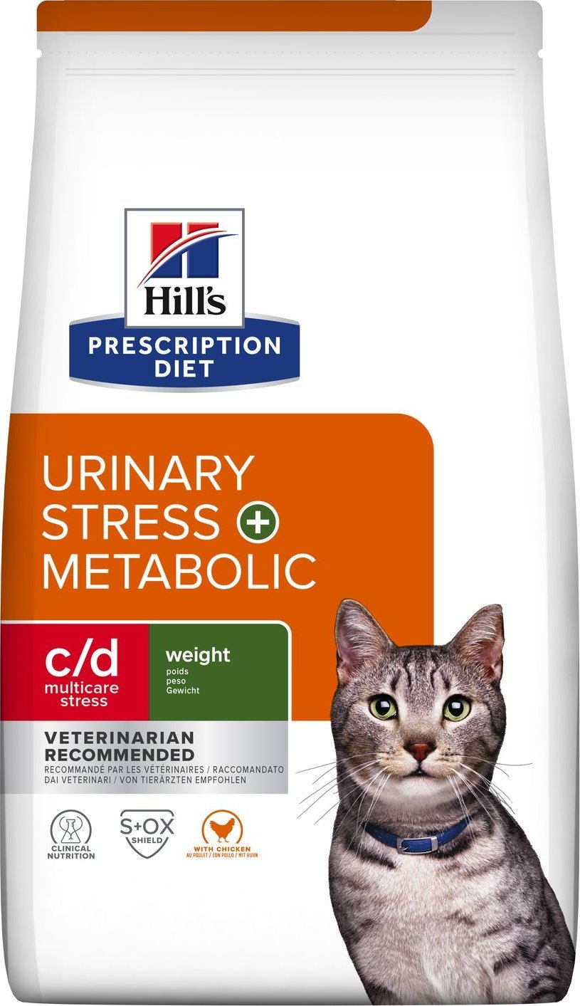 Hills HILL'S PD FELINE C/D URINARY STRES + METABOLIC 3 KG