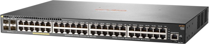 Switch HPE Aruba Networking 2930F 48G PoE+ 4SFP Zarządzany L3 Gigabit Ethernet (10/100/1000) Wsparcie PoE 1U Szary