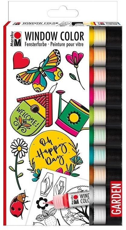 Farby witrażowe Garden 25ml 10 kolorów