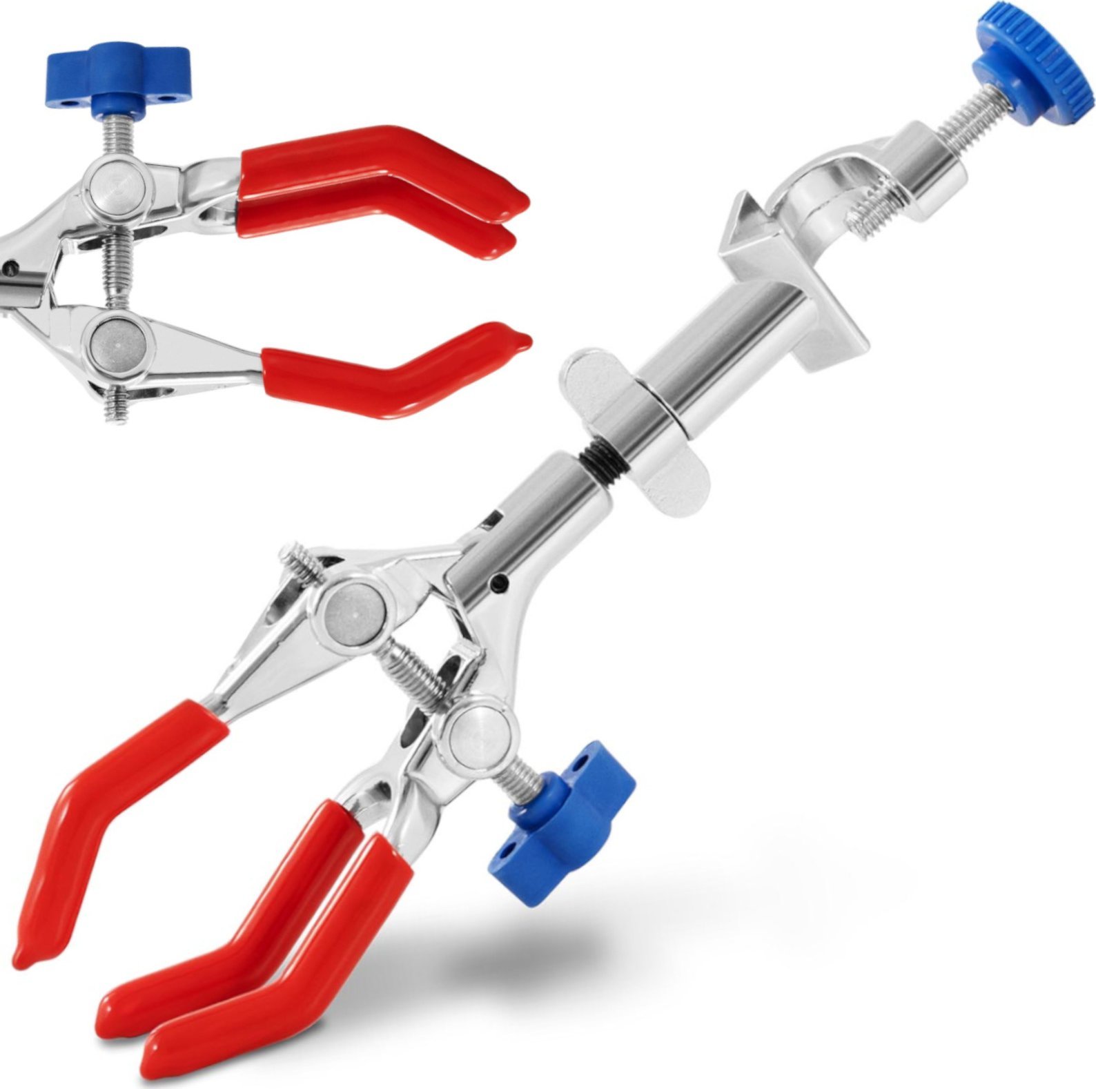 Steinberg Łapa laboratoryjna do kolb chłodnic 3 palce z zaciskiem 200 mm Łapa laboratoryjna do kolb chłodnic 3 palce z zaciskiem 200 mm