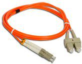 Act FO Patch cord SM LC-SC 1m 9/125 duplex FOC-LCSC-9SMD-1