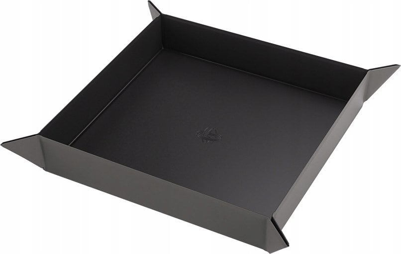 Gamegenic Gamegenic: Magnetic Dice Tray - Square - Black/Gray