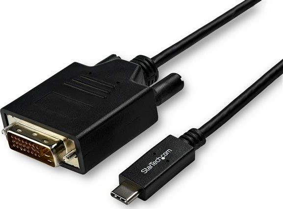 Kabel USB StarTech USB-C - DVI-D 3 m Czarny (CDP2DVI3MBNL)