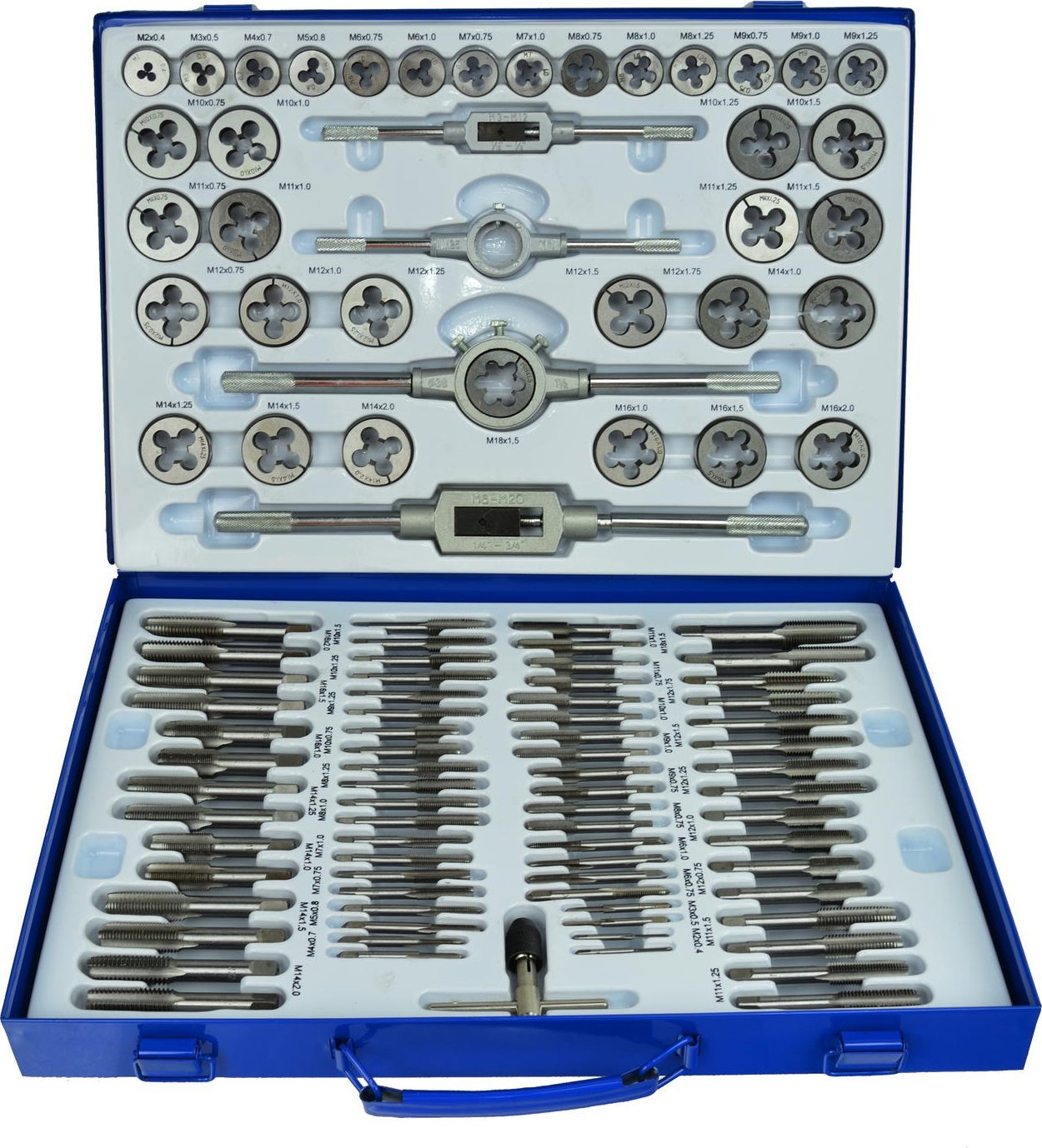 Geko Zestaw narzynek i gwintowników (110 el.) G38300 GEKO