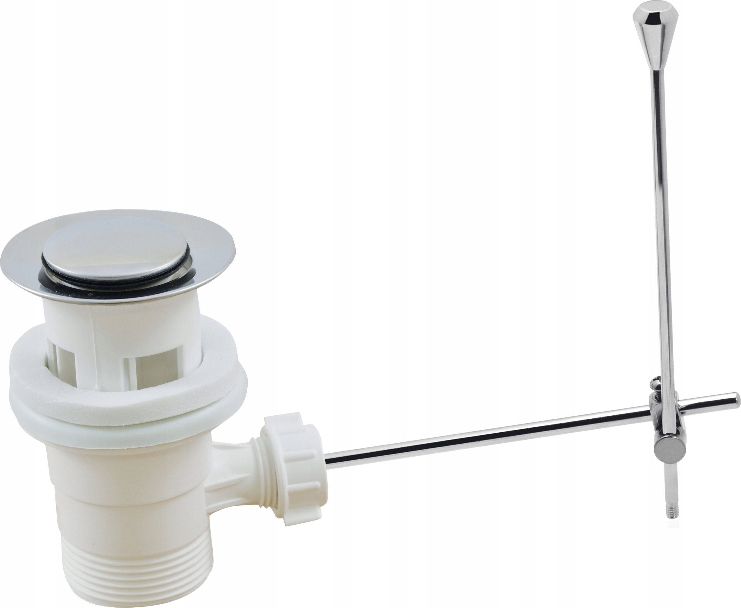 Korek 5/4'' z cięgnem do umywalki, tworzywo sztuczne