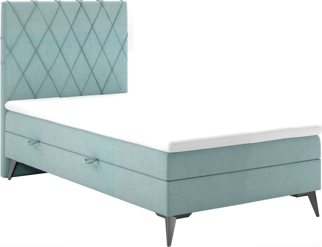 Elior Pojedyncze łóżko jednoosobowe łóżko boxspring Tiago 80x200 - 58 kolorów