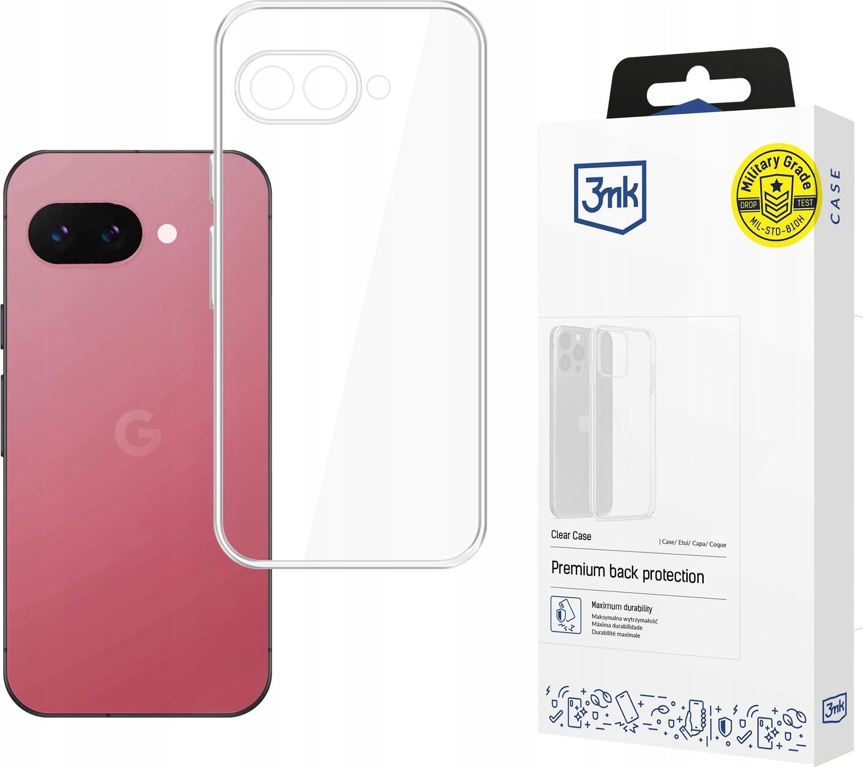 3MK Etui Clear Case do Google Pixel 9A