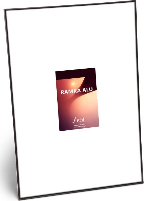 Ramka FPU APRIL Ramka ALU 40x50 czarna, matowa (RA20)