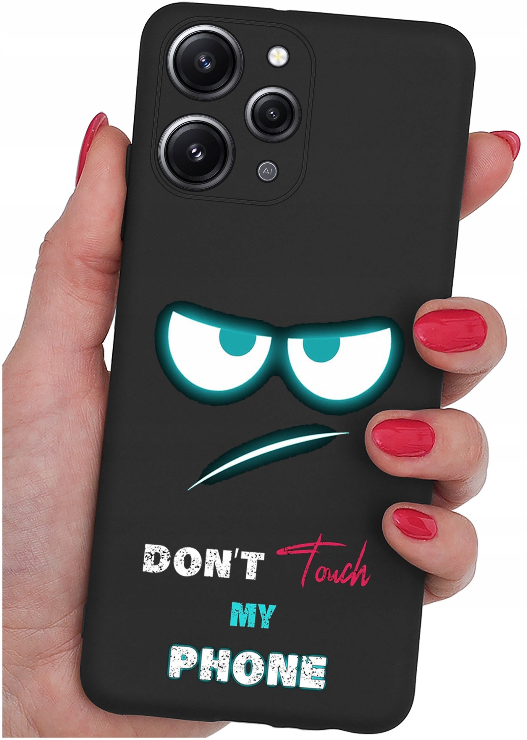 Etui do Xiaomi Redmi 12 4G WZORY |SILIKONOWE MATT CASE + SZKŁO 9H