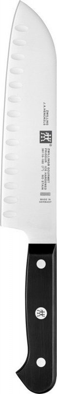 Zwilling Nóż Santoku z rowkami Zwilling Gourmet