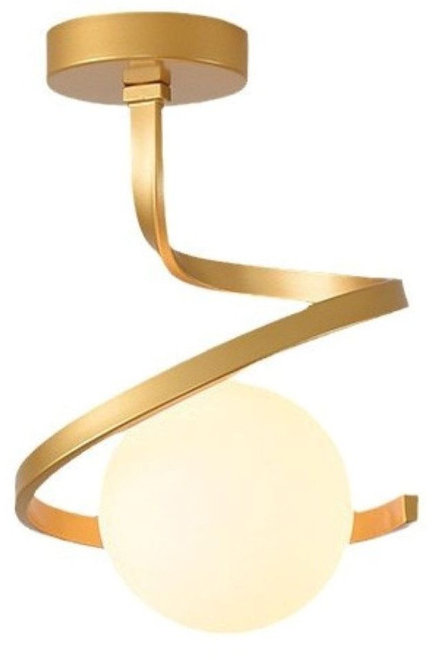 Plafon lampa sufitowa szklana metalowa AT62-1SZ-Gold