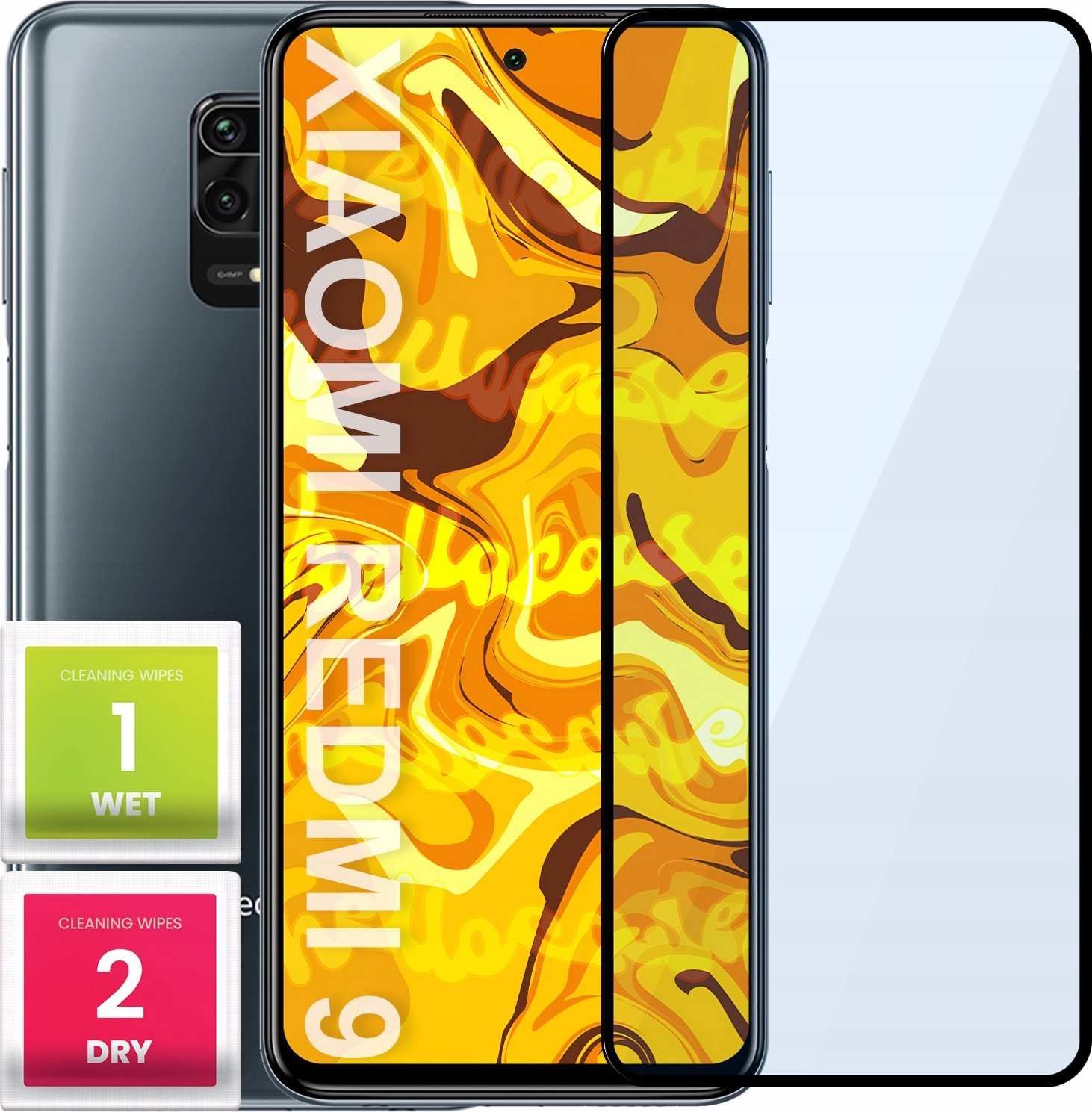 Hello Case SZKŁO HARTOWANE DO XIAOMI REDMI 9 / 9A / 9C / 9i NA CAŁY EKRAN OCHRONNE 9H
