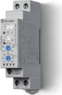 Finder Przekaźnik kontroli napięcia 1-faz. nastawy poniżej/powyżej/w paśmie napięcia 220-240V AC 70.11.8.230.2022