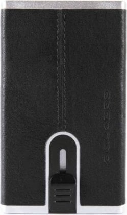 Piquadro Piquadro, Black Square, Leather, Wallet, Square Sliding System with Compact for Banknotes, PP4891B3R N, Black, For Men For Men