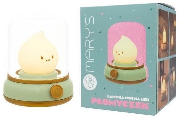 MARY`S LAMPKA NOCNA LED PŁOMYCZEK ZIELONY - MW61048