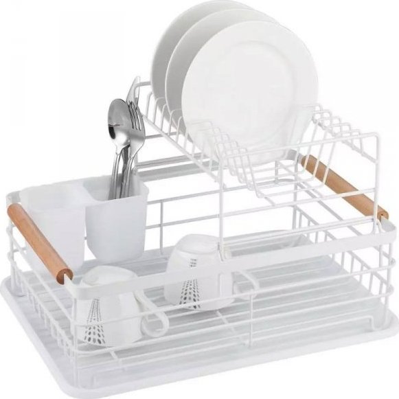 KingHoff SUSZARKA DO NACZYŃ DWUPOZIOMOWA 43 X 32 X 27CM KINGHOFF KH-1798