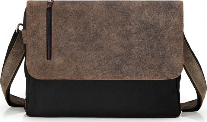 Solome BRĄZOWA TORBA LISTONOSZKA NA RAMIĘ SOLOME NEWBRIDGE