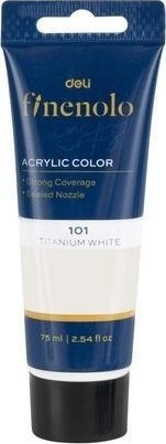 Farba akrylowa Finenolo 75ml biała DELI