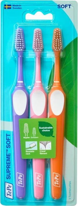 TePe Supreme szczoteczka do zębów Soft 3szt