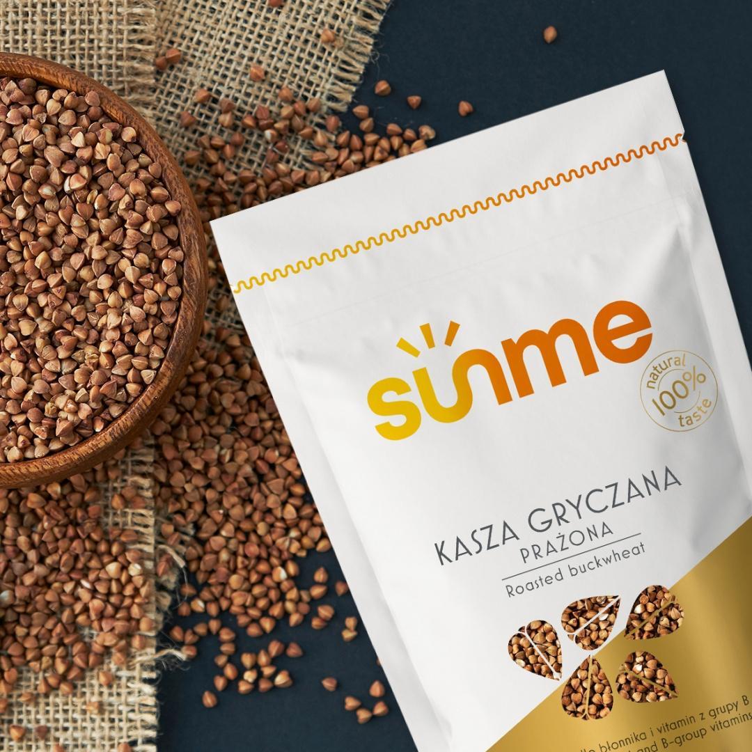 Sunme Kasza gryczana prażona palona 1 kg