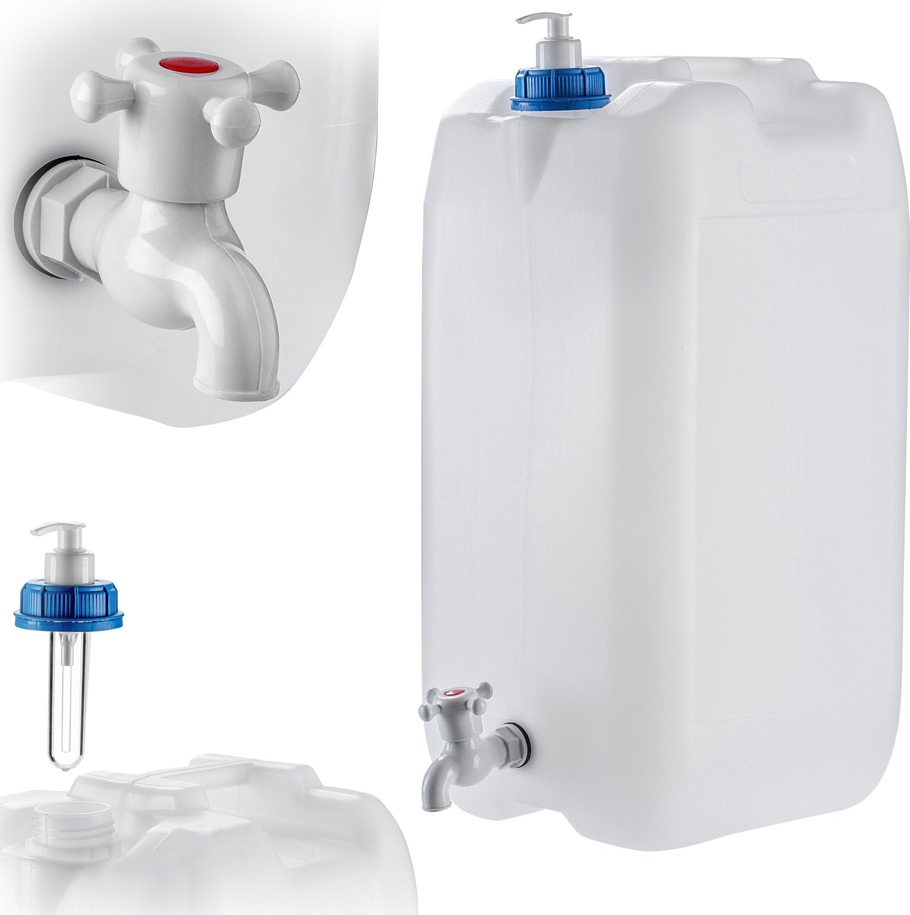 Kadax KADAX kanister z kranem i dozownikiem do mydła 30L