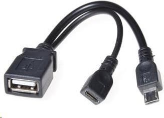 Adapter USB PremiumCord microUSB - USB Czarny (29601032099121)