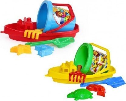 Technok Statek, zabawka do piasku łódka wiaderko akcesoria TechnoK 2889 p12 mix cena za 1 szt