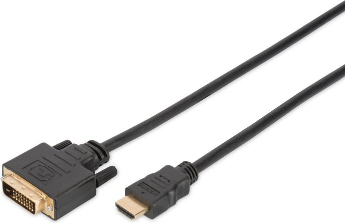 Kabel Digitus HDMI - DVI-D 2m czarny (DB-330300-020-S)