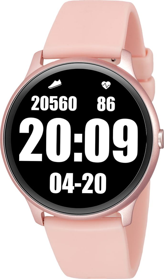 Smartwatch Rubicon KW13 Różowy (RNCE61RIBX05AX)