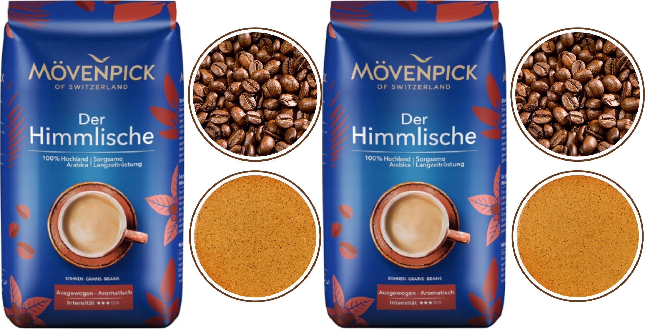 Kawa ziarnista Movenpick 2x Himmlische 500 g