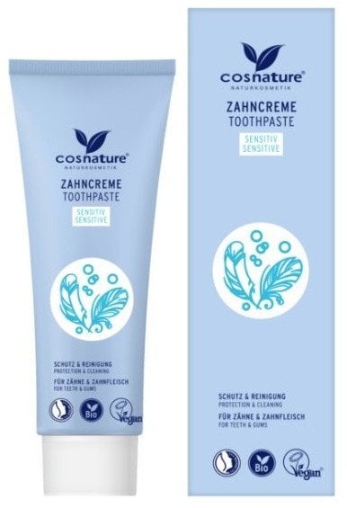 COSNATURE_Toothpaste Sensitive naturalna pasta do wrażliwych zębów Rumianek i Mięta 75ml
