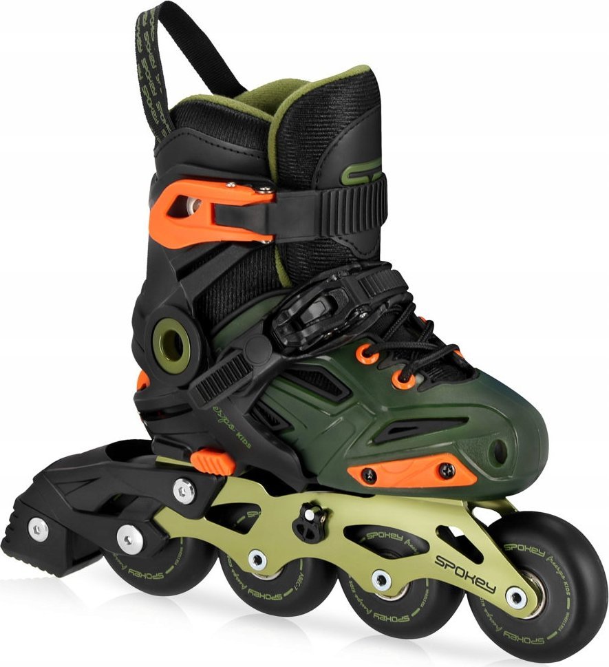 Rolki Spokey Freespo Kids rekreacyjne regulowane zielone r. 35-38