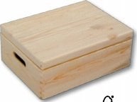 Kesper Skrzynka drewniana z uchwytami i pokrywą, 40 x 30 cm, Kesper