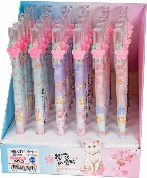 FANDY Długopis wymazywalny Fun Cherry MIX (36szt)