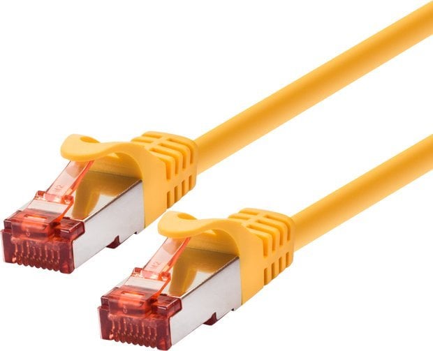 LOGON TCF66F005Y kabel sieciowy Żółty 0,5 m Cat6a F/UTP (FTP)