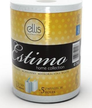 Ellis Ręcznik w roli ELLIS Estimo 50m 2 warstwy celuloza 250 listków 2998