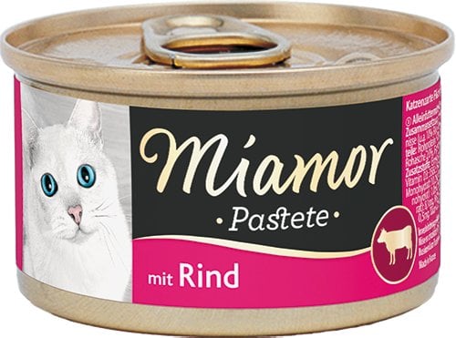 MIAMOR KOT pusz.85g PASTETE WOŁOWINA /12