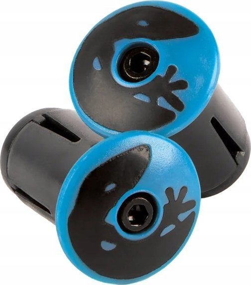 Lizard Skins Korki do kierownicy LIZARDSKINS Road Bar End Plugs - Sky Blue para (NEW)