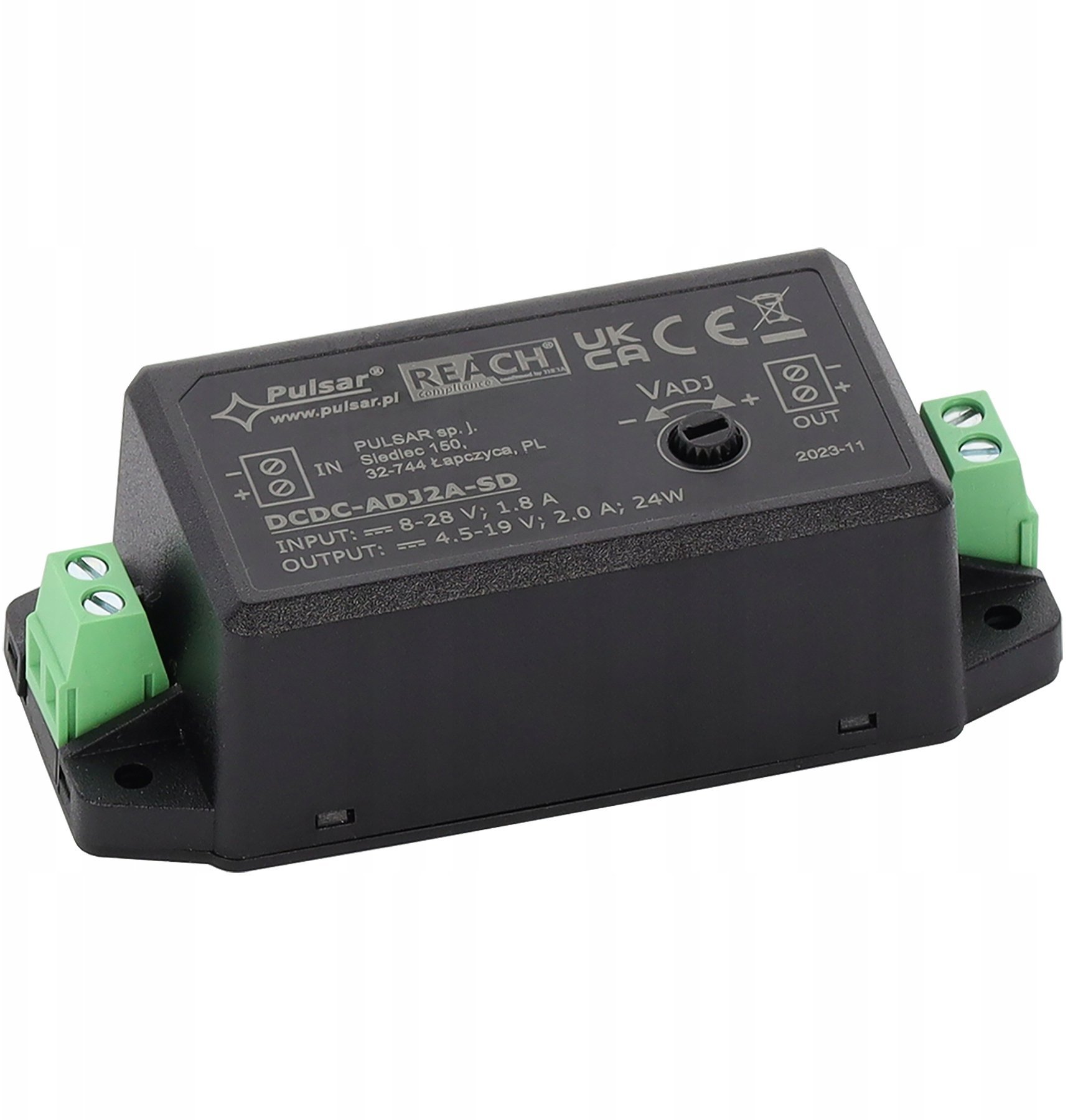 Listwa zasilająca Pulsar PRZETWORNICA ZASILANIA DCDC-ADJ2A-SD