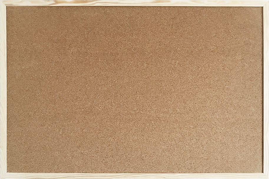 Cetus-Bis Tablica korkowa 40x70 drewno PINEZKI GRATIS !