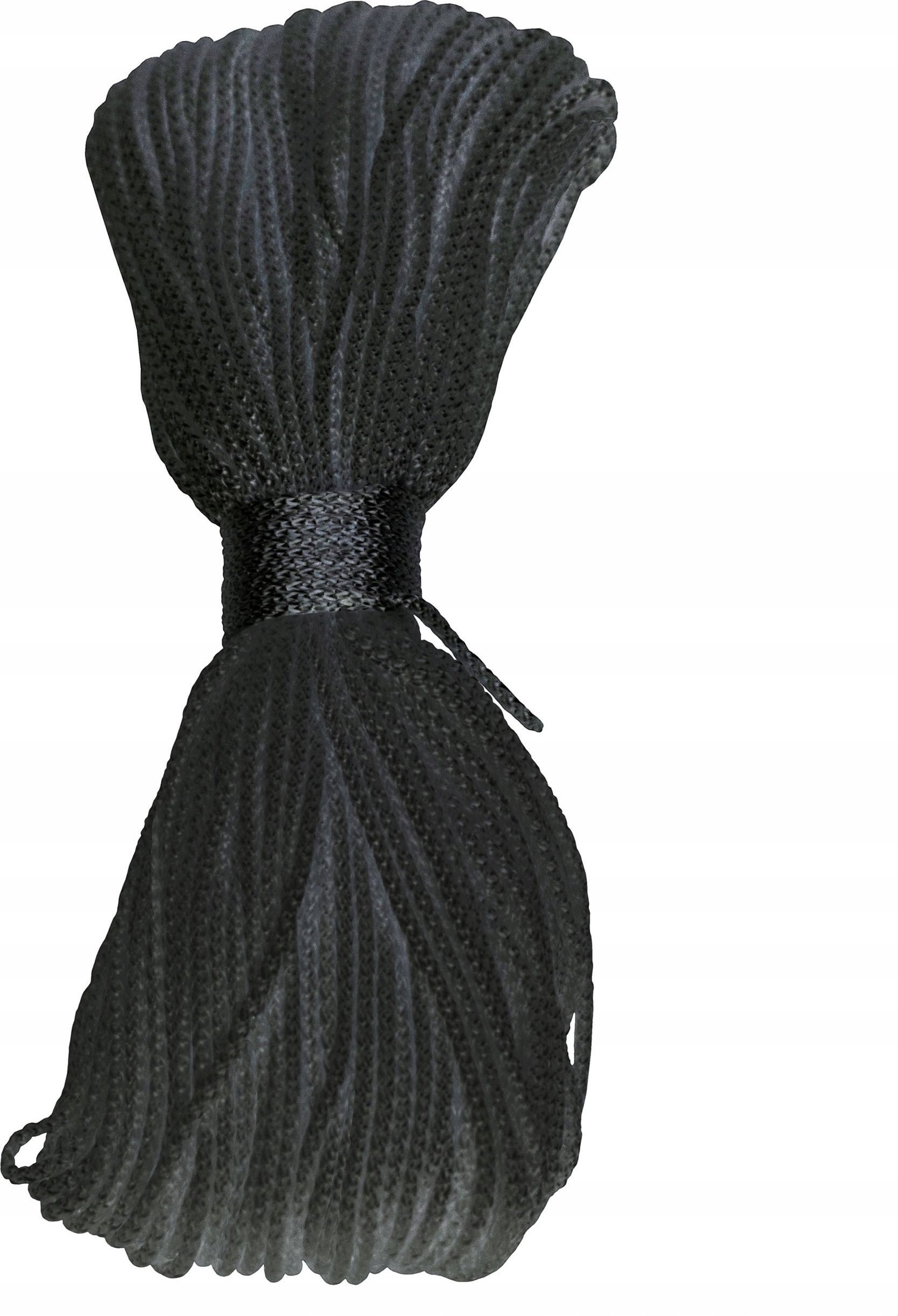 Sepio Skręcany czarny sznurek do suszarki sufitowej 42 m