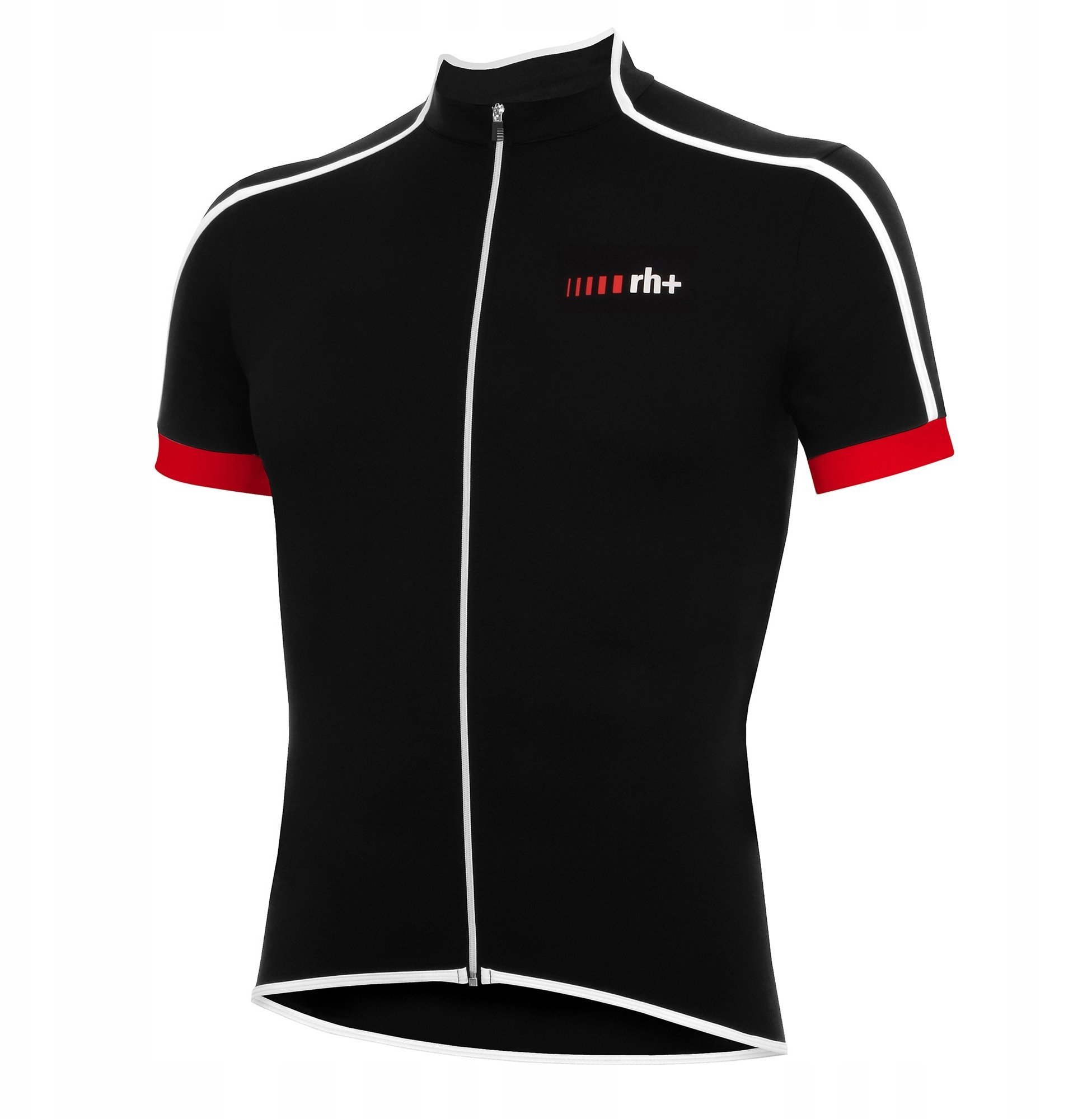 Koszulka rowerowa zeroRH+ Prime BLACK-WHITE-RED - XXL