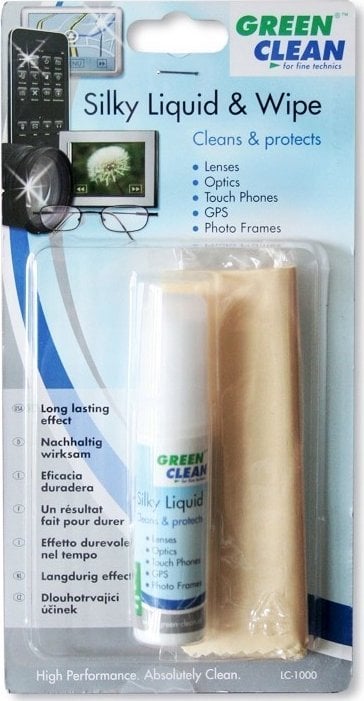 Green Clean Zestaw do optyki - płyn i ściereczka