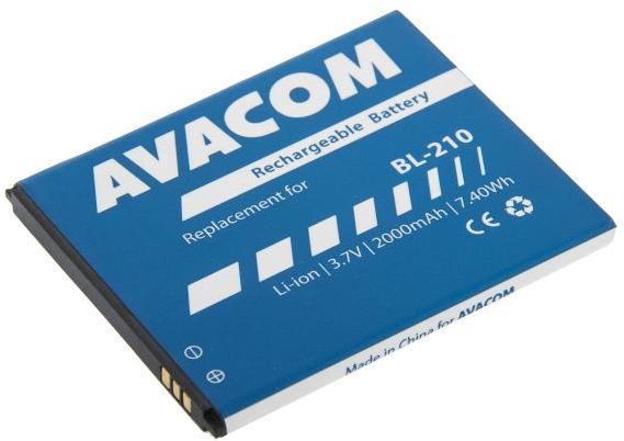 Bateria Avacom do telefonu komórkowego Lenovo A536 Li-Ion 3,7V 2000mAh (zapas BL210) (GSLE-BL210-2000)